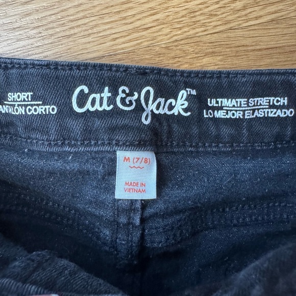 Denim and Black Shorts Set size 7/8 - Picture 4 of 5